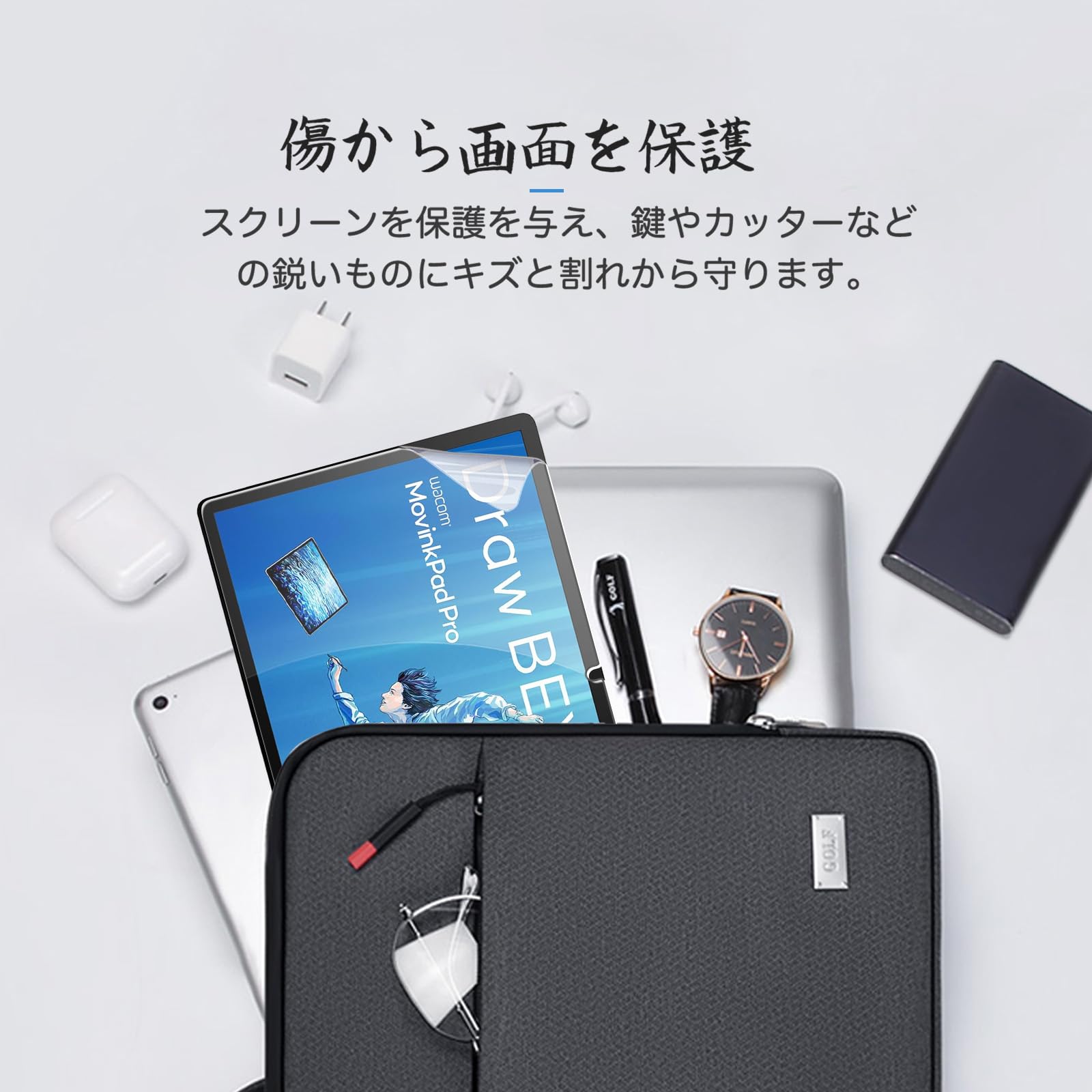 Amazon.co.jp: Wacom MovinkPad Pro 14 TDTHA140L0Z 用 フィルム 紙の